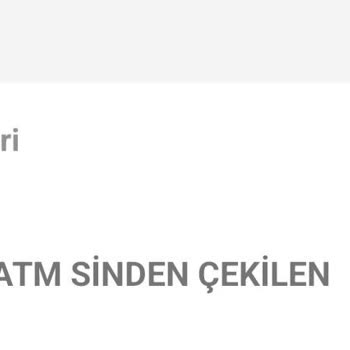 Yapı Kredi Bankası ATM Paramı Vermedi