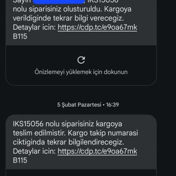 Qafiye Prive Siparişim Tarafıma Ulaşmadı