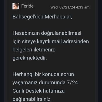 BahseGel Hesaptan Para Çekemiyorum Ve Hesabımı Doğrulayamıyorum