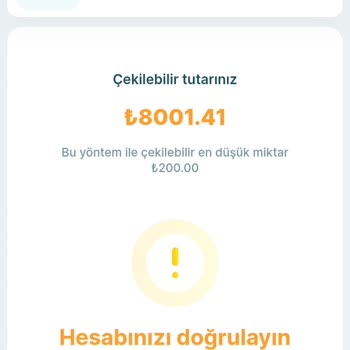 BahseGel Hesaptan Para Çekemiyorum Ve Hesabımı Doğrulayamıyorum