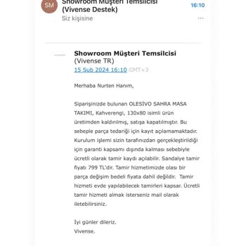 Vivense Ürün Satarken Söz Verdiği Garantiyi Uygulamıyor