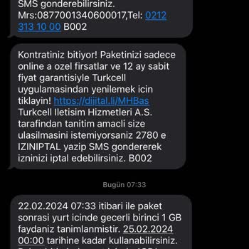 Turkcell Aşım Mesajlarıyla Müşteri Tepkisi: İnternet Kapalıyken Bile Aşım!