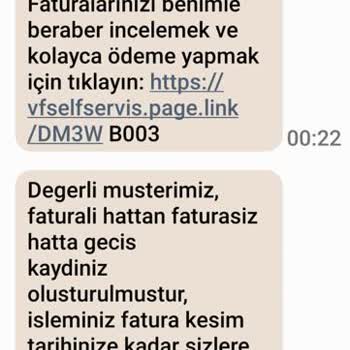Vodafone Müşteri Temsilcisi Onay Aldı Ancak Faturasız Hatta Geçirmemiş