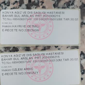 Konya Ağız ve Diş Sağlığı Hastanesi Konya Diş Sağlığı Hastanesi Şikayetçiyim