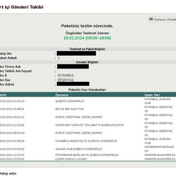 UPS Türkiye İle Bir Daha Asla...