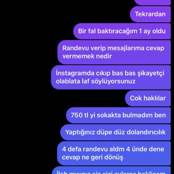 Falci.handan (Instagram) Fal Randevusu Şikayeti