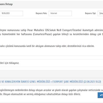 İSKİ Su Kesintileri