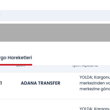 Aras Kargo Adana Transfer Merkezinden 4 Günde Çıkış Olmayan Kargom