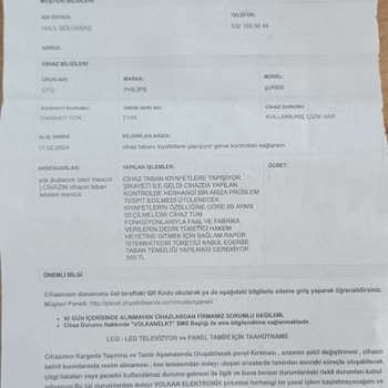 PHILIPS Ev Aletleri Philips Ürünlerine Sahip Çıkmıyor