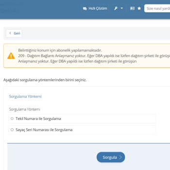 Boğaziçi Elektrik - BEDAŞ Dba Bağlantı Hatası Abonelik Yapamıyorum