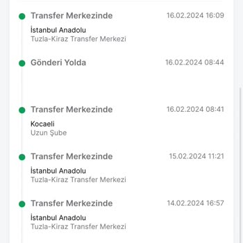 Trendyol Express Siparişim Günlerdir Aynı Yerde