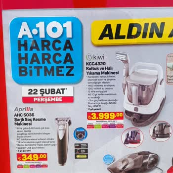 A101 Olmayan Koltuk Yıkama Makinesi
