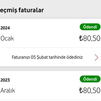 Vodafone Fahiş Tarife Zammı