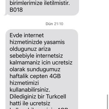 Turkcell Superonline İnternet Kesintisi Ve Müşteri Mağduriyeti