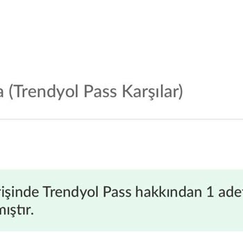 Trendyol Pass Kendi İptal Ettiği Siparişte İade Yapmıyor