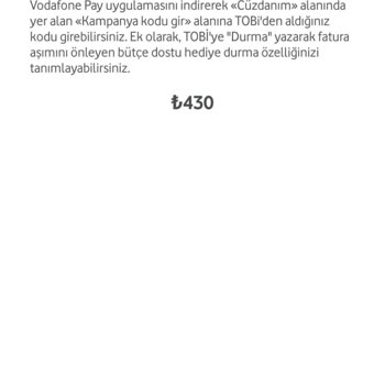 Vodafone Yanlış Bilgilendirme Yapıldı.