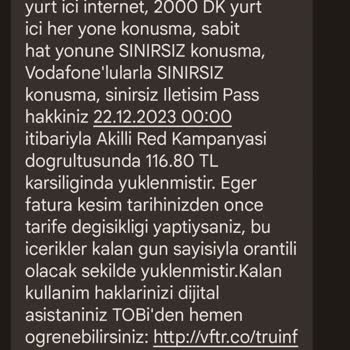 Vodafone Faturalı Hat Skandalları