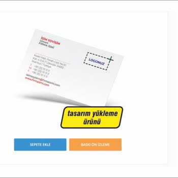 Avansas Kartvizit Sipariş Etme