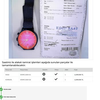 Welder Watch Welder Saatimi Garanti Dışı Bırakıp Ücret İstediler
