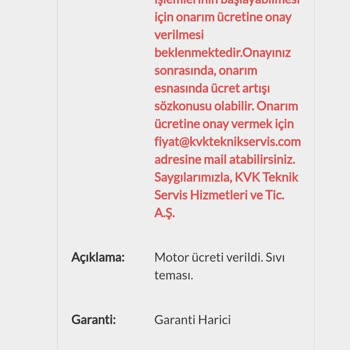 Tineco Islak Kuru Süpürge Motora Şu Kaçtı Arızası
