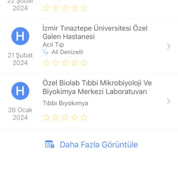İzmir Tınaztepe Galen Bayraklı Hastanesi İzmir Tınaztepe Üniversitesi Özel Galen Hastanesi Acil