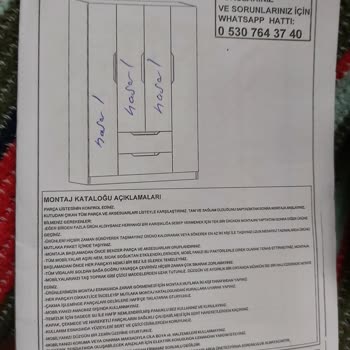 Montajix Trendyol Üzerinden Alınan Mobilyanın Montaj Sorunları