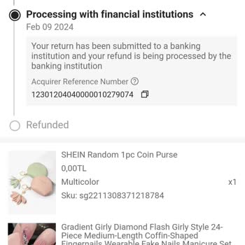 SHEIN İade Parası İstiyorum