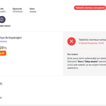 E-bebek Online Satış Biriminin Hizmet Skandalı