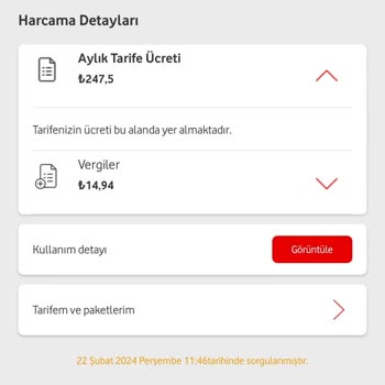 Vodafone Faturam Kafasına Göre Yükseltiliyor