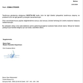 Barçın Spor Deri Ayakkabıda Kalite Sorunu Ve İletişim Zorluğu