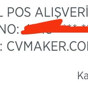 Cvmaker.com.tr Bilgim Dışında Üye Yapılıp Her Ay Hesabımdan Para Çekilmiş