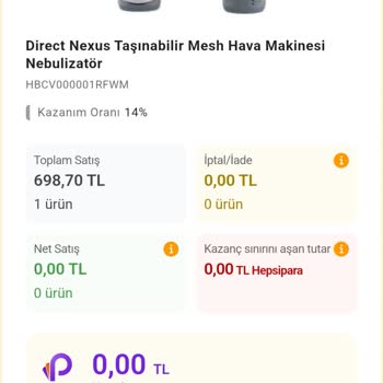 Hepsiburada Link Gelir Kazanç Koşulları
