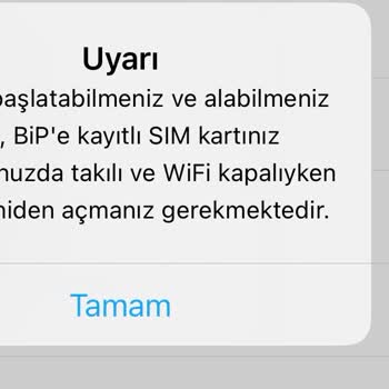 Turkcell E-sim İle BİP Kullanılamıyor