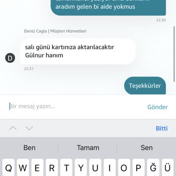Amazon İki Aydır Gelmeyen İadem!
