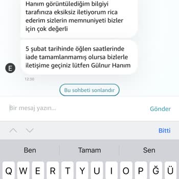 Amazon İki Aydır Gelmeyen İadem!
