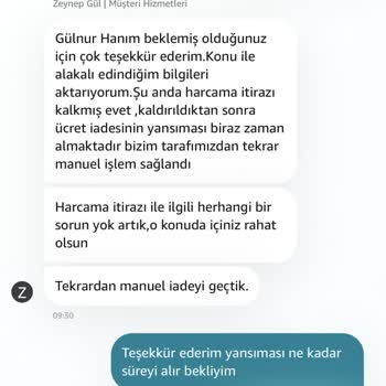 Amazon İki Aydır Gelmeyen İadem!