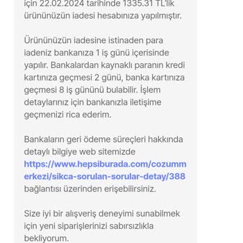 Karaca Mağazası İle Hepsiburada Dan Aldığım Ürünün Teslim Edilmemesi