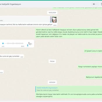 Gözde Hediyelik Organizasyon (gozdehediyelikorganizasyon) Hediyelik Ürünlerin Teslimatında Yaşanan Gecikmeler