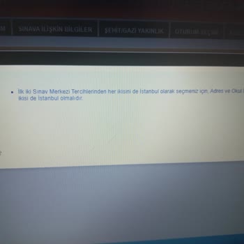 ÖSYM Başvuruda Sıkıntı Yaşıyorum