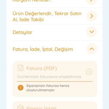 Ebebek Ürünleri İptal Etmiyor