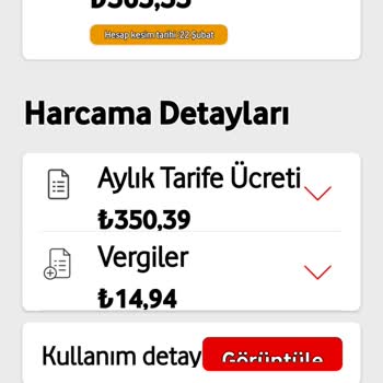 Vodafone Müşteri Temsilciliği Mobil Hatta Yapılan Yanlış Ücretlendirme