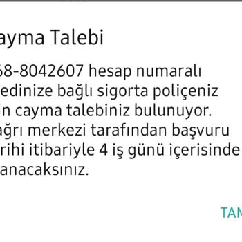 Garanti BBVA Sigorta İade Yapmaması