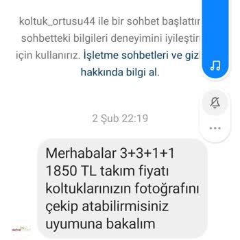 Defne Home Koltuk Örtüsü Hayal Kırıklığı Ve Mağduriyet