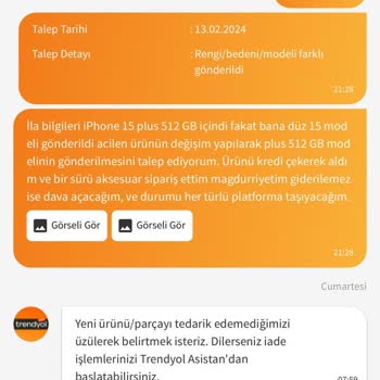Migros Hatalı Gönderilen Ürünün Değişimini Yapmıyor