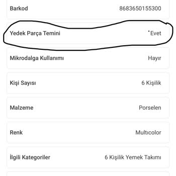 Karaca Züccaciye Karaca Yedek Parça Temini Sağlamıyor