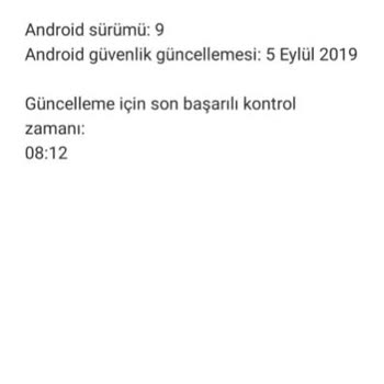 General Mobile GM 9 Pro Android 10 - 11 Sürümüne Yükseltilmedi.