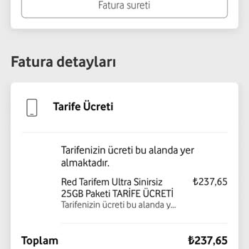 Vodafone Hem Sabit Faturamı Yükselti Hem De Her Ay Boş Yere!