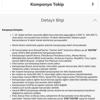 Garanti Bankası Eğitim Kampanyaları