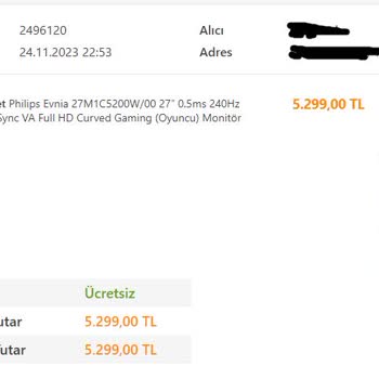 PHILIPS Monitör Philips 5200 TL'ye Alınan Ürüne 7500 TL Tamir Ücreti?