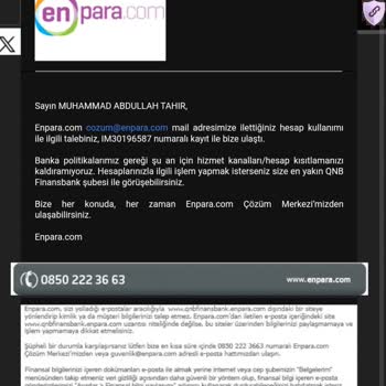 Enpara Kanalları Kullanım Kapalı